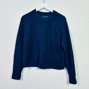 BANANA REPUBLIC Teal Blue Wool Blend Crewneck‎ Sweater, Size Large